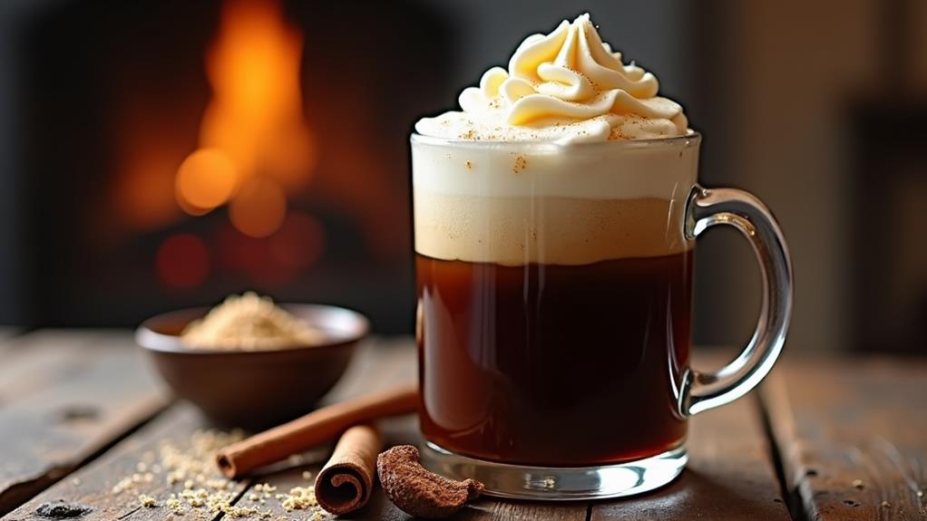 warm whiskey coffee blend